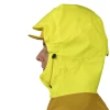 Vue de profil capuche magic avec casque Vue de profil capuche magic avec casque
