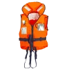 Gilet de Sauvetage Mousse Typhon 150N avec Lampe par Plastimo, Orange - 50-70 kg - Taille M