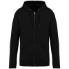 Sweat-shirt � capuche zipp� �coresponsable par Native Spirit, Noir - Taille S