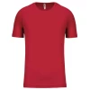  Tee-shirt technique manches courtes Homme 140 g par Proact, Rouge - Taille XL