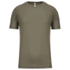  Tee-shirt technique manches courtes Homme 140 g par Proact, Kaki - Taille L