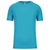  Tee-shirt technique manches courtes Homme 140 g par Proact, Turquoise - Taille L