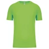  Tee-shirt technique manches courtes Homme 140 g par Proact, Lime - Taille XL
