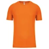  Tee-shirt technique manches courtes Homme 140 g par Proact, Orange - Taille L