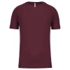  Tee-shirt technique manches courtes Homme 140 g par Proact, Bordeaux - Taille L