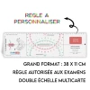 Règle Cras Marine Performance tricolore personnalisée Règle Cras Marine Performance tricolore personnalisée