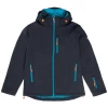 Couleur : Bleu marine Veste Softshell Homme Groenland par All'Océan, Marine/Saphir - Taille S