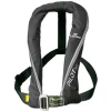 Gilet Gonflable Pilot 165N hydrostatique HAMMAR automatique avec harnais par Plastimo, Noir
