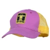 Casquette Wind par Guy Cotten, Rose/Jaune