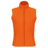 Gilet Micropolaire sans manches Femme par Kariban, Orange - Taille S