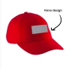 Casquettes broderie incluse avec votre logo, Rouge