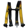 Bretelle de remplacement en H pour cottes type X-Trapper par Guy Cotten, Jaune/Noir 