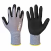 Gants de travail en nitrile Agility Plus par Juba, Gris/Noir - Taille XXS