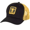 Casquette Wind par Guy Cotten, Noir/Jaune