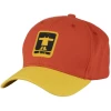 Casquette Trapper en Coton par Guy Cotten, Orange/Jaune