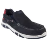 Chaussure Bateau Ulteam � �lastique par Botalo, Marine - 39