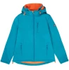 Couleur : Bleu saphir Veste Softshell Femme Banquise par All'Océan, Saphir/Paprika - Taille XS
