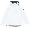 Couleur : Blanc Veste Softshell Femme Banquise par All'Océan, Blanc/Anthracite - Taille XS