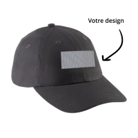 Casquettes broderie incluse avec votre logo, Anthracite