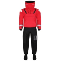 Combinaison s�che PS440 2.0 par Typhoon, Rouge/Noir - Taille M