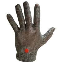 Gant en acier inoxydable avec syst�me de tension du poignet autor�glable par Juba, Gris - Taille XXS