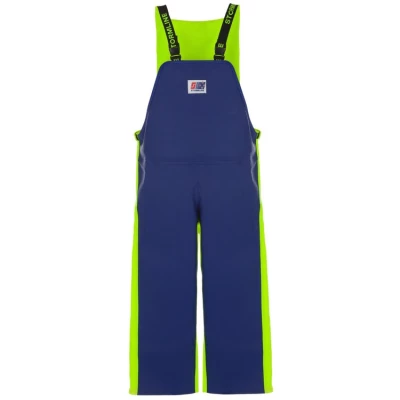 Cotte � bretelles flottante Crew 662 Bleu et Jaune Fluo - Stormline