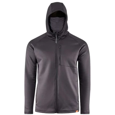 Sweat � capuche couche thermique Grundies Thermal FZ Noir - Grund�ns