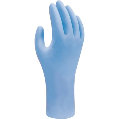 Gants � usage unique nitrile non poudr� par Showa, bo�te de 100 - Showa