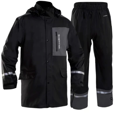 Ensemble Veste + Pantalon de pluie Sunnan Noir - Grund�ns