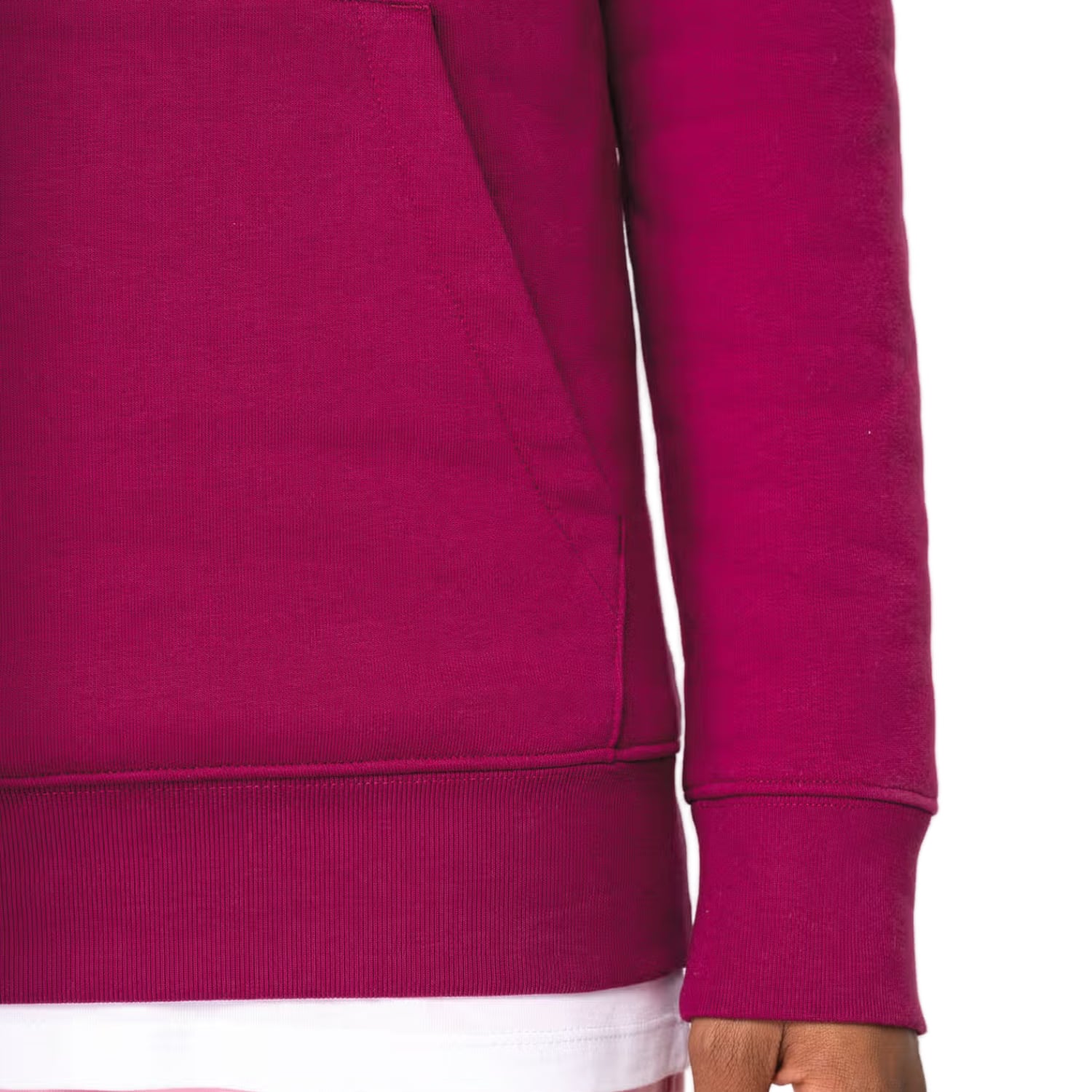 Détail bas et poignet sweat