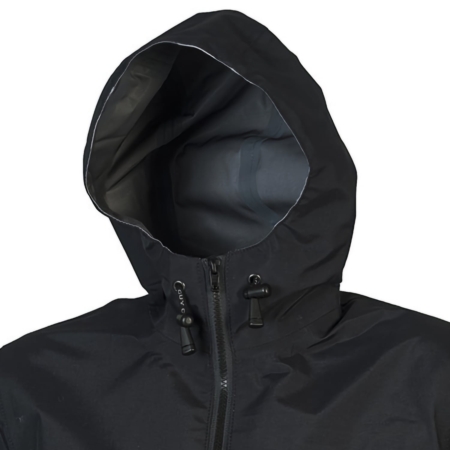 Détails capuche et col