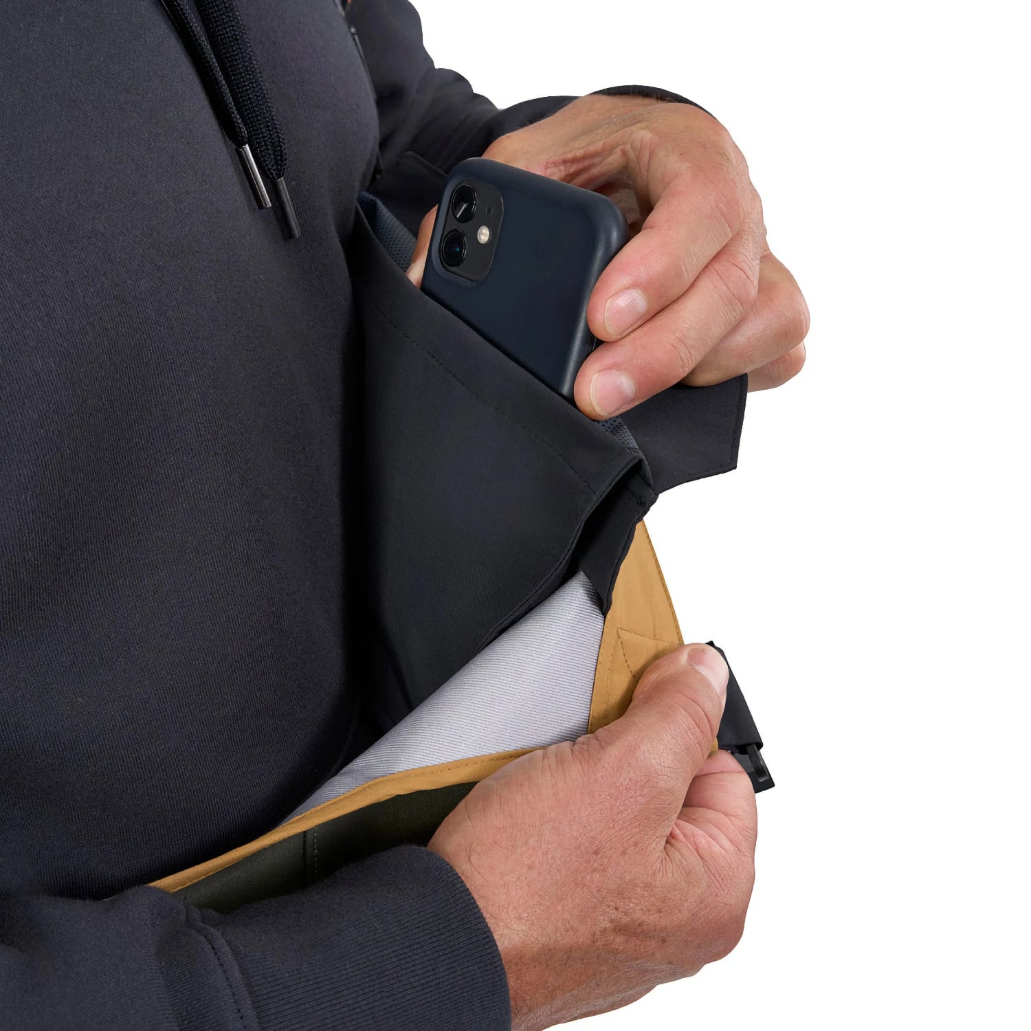 Détail poche intérieure poitrine