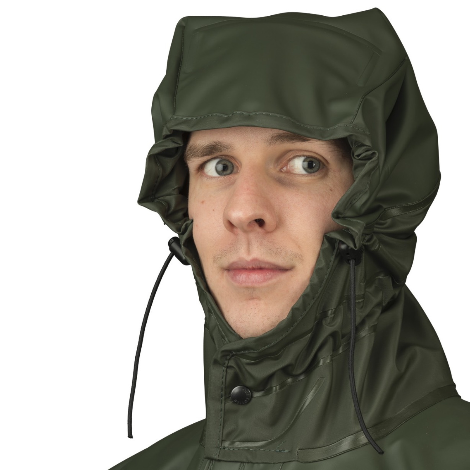 Veste ciré Isoder capuche vue face