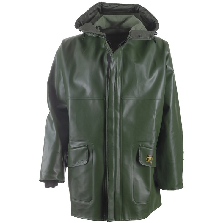 Commande � Paradou, Veste cir� Rosbras Cap Coz par Guy Cotten, Vert - Taille S