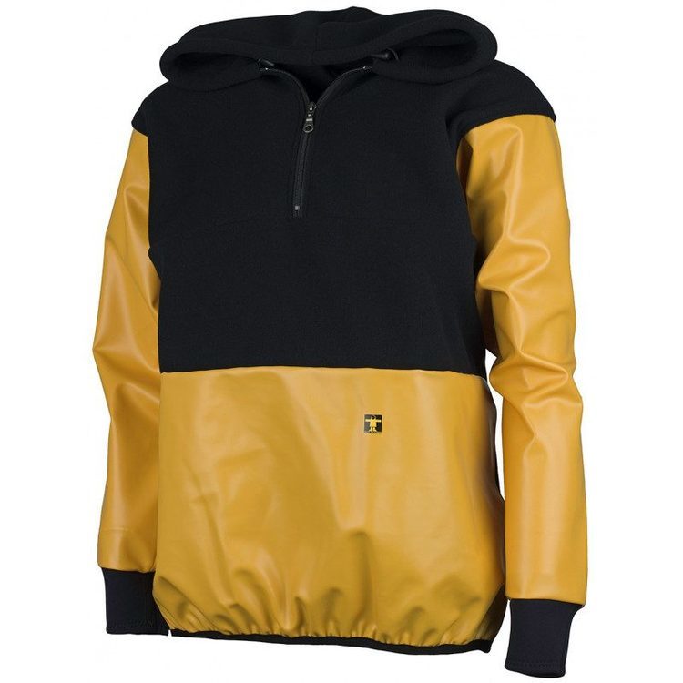 Commande � Rennes, Sweat polaire renforc� � capuche Sotra par Guy Cotten, Jaune/Noir - Taille L