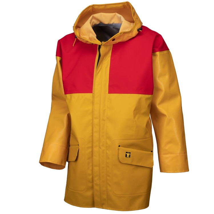 Personnaliser Veste Drempro respirante Hybridpro+ par Guy Cotten, Jaune Rouge - Taille S