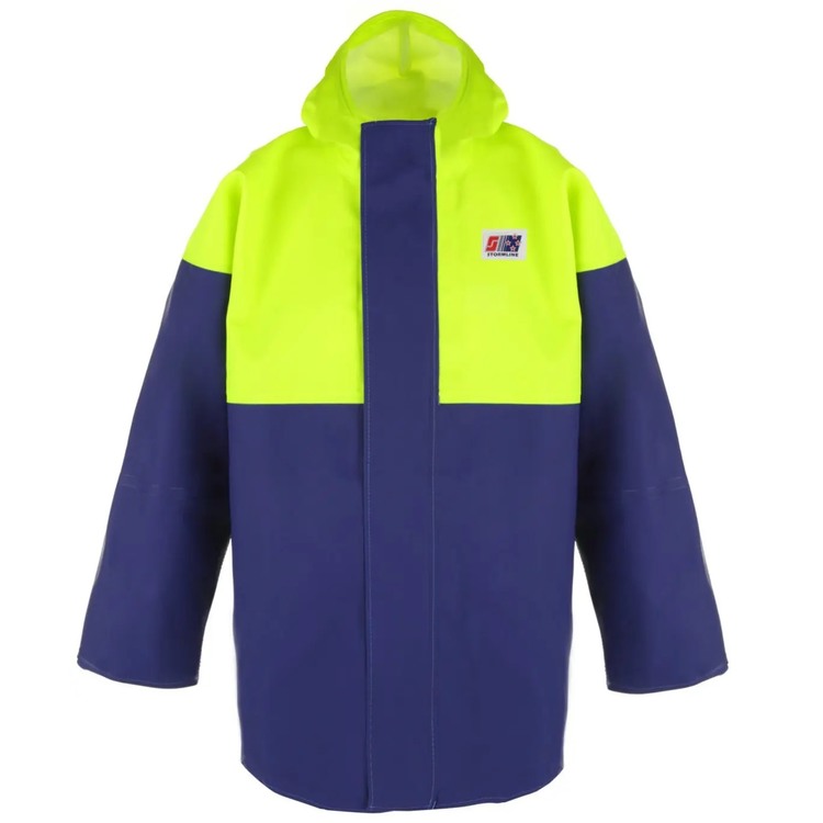 Personnaliser Veste longue Crew 211 par Stormline, Bleu et Jaune - Taille XS