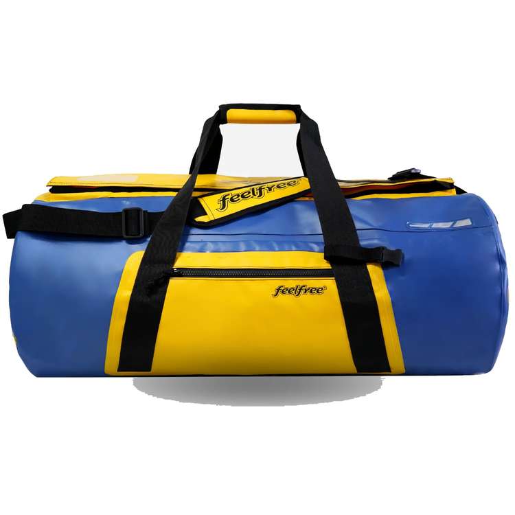 Sac tanche New Clipper par FeelFree, Bleu/Jaune - 80L - FeelFree