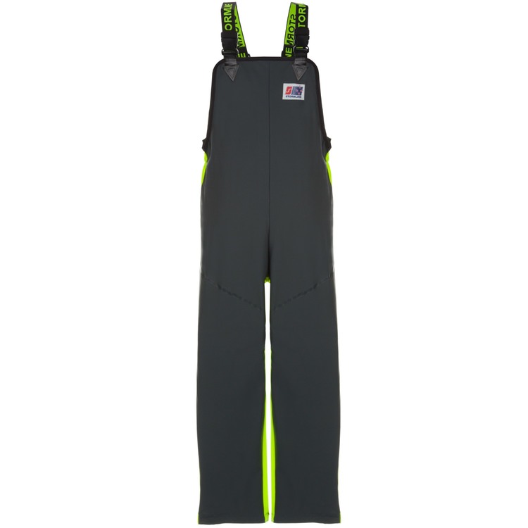 Personnaliser Salopette professionnelle Stormtex Air 652 par Stormline, Noir et Jaune fluo - Taille XS